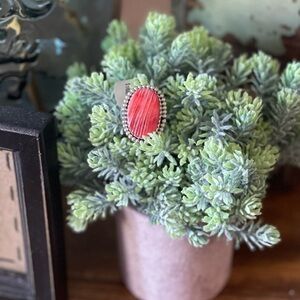 Spiny Oyster handmade ring 🧡